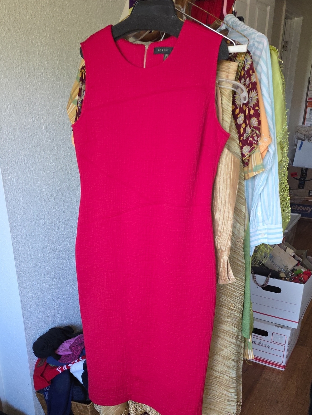 Red Body Con Dress
